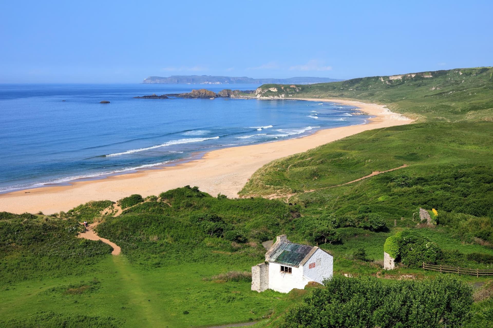 Plage de White Park Bay