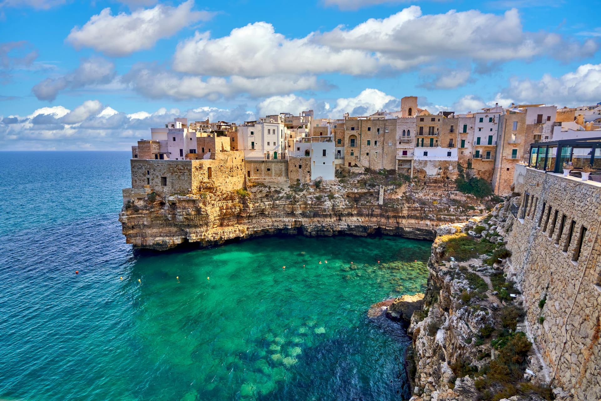 Grottes marines de Polignano a Mare