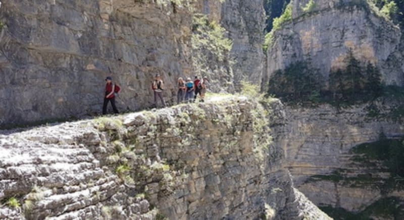 Randonnée dans les Gorges de Saint-Pierre près de Digne-les-Bains