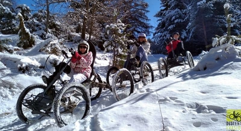 Billet Randonnée sur la neige en Quadbike à la Joue du Loup - Dévoluy