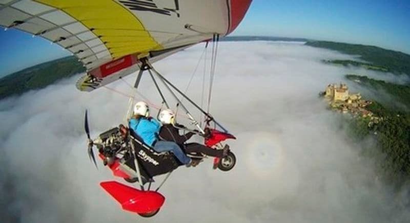 Vol en ULM Pendulaire à la découverte des châteaux (Yquem, Fargues, Giraud)