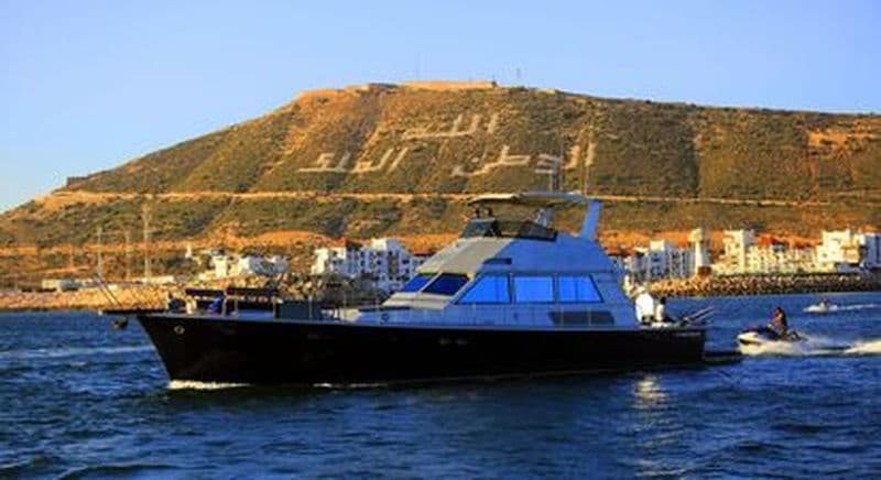 Balade en bateau au coucher de soleil à Agadir