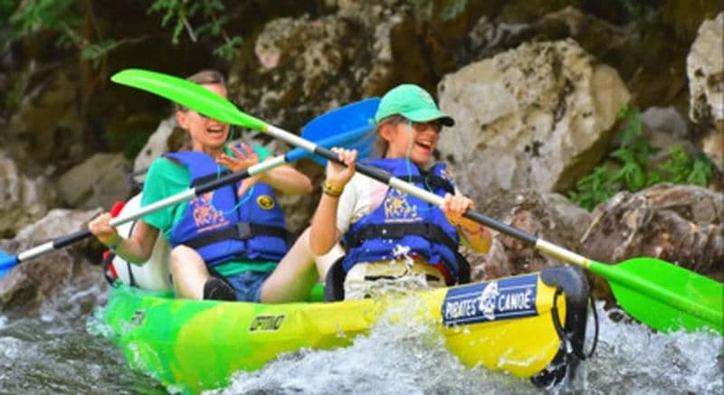 Descente de 24 km en canoë - une journée dans les Gorges de l'Ardèche : La Calico Jack