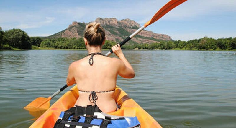 Location de kayak gonflable sur plage de la Gaillarde à Issambres