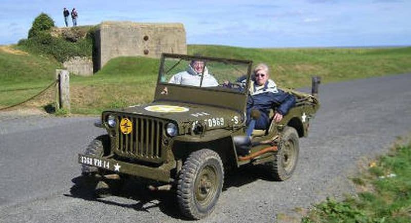 Balade en Jeep sur les Plages du Débarquement