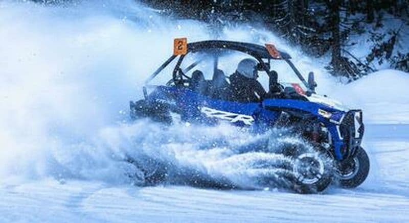 Pilotage sur glace : Course en équipe sur buggy RZR - Circuit de Flaine