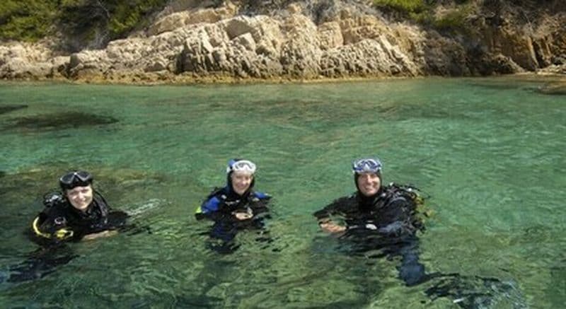 Baptême et formation de plongée près de Saint Tropez