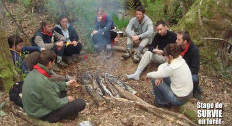 Stage de survie de 4 jours (façon Bite & Couteau) dans le Périgord