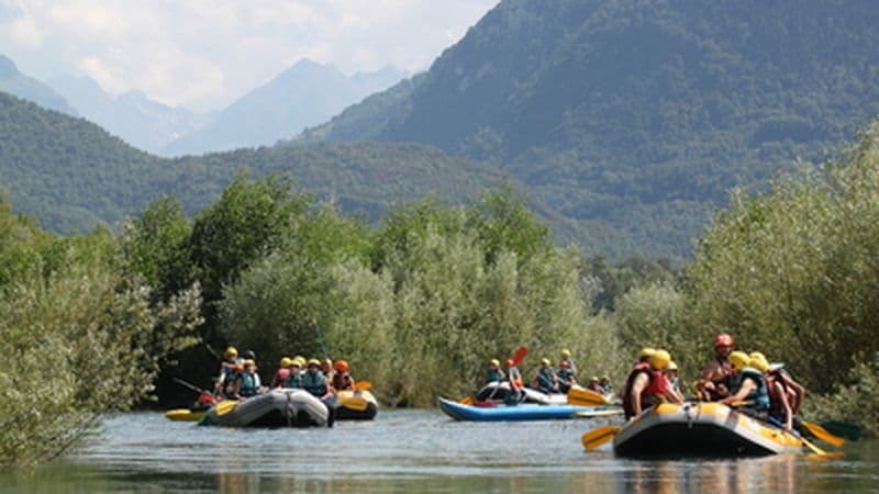 Demie journée rafting au Gave de Pau à Villelongue