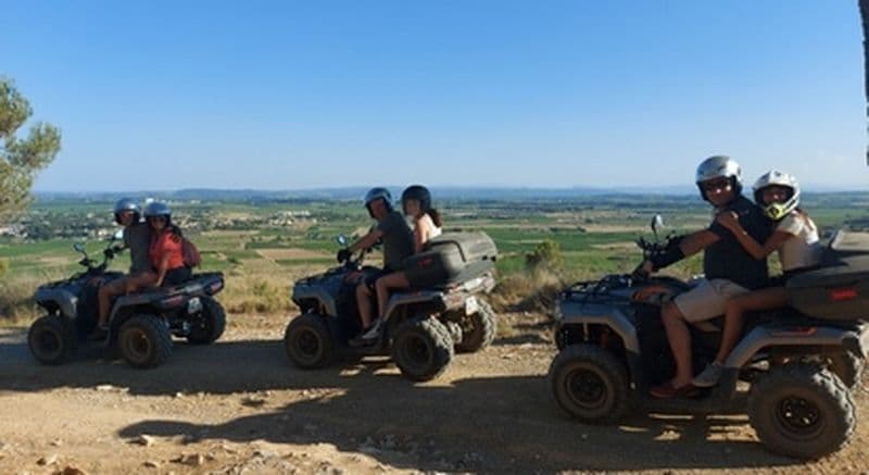 Randonnée en quad près de Béziers