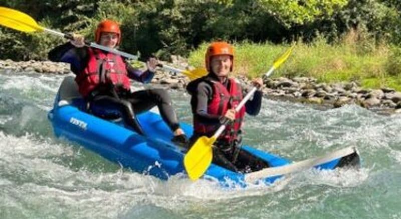 Descente du Gave de Pau en Canoraft à Lourdes