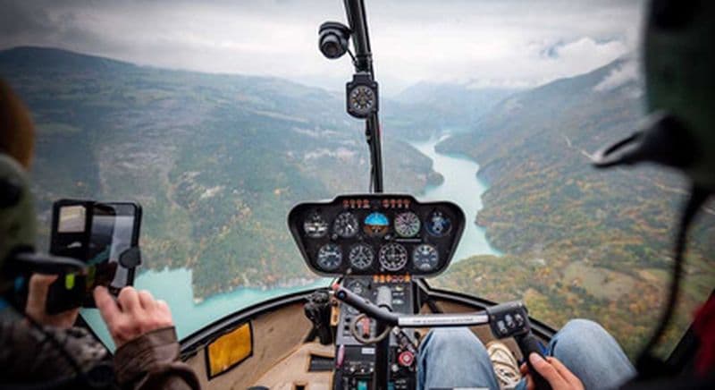 Initiation au pilotage d'hélicoptère à Saint Etienne - Vol avec 2 accompagnements