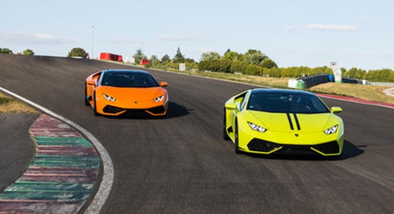 Billet Pilotage de 2 GT : Lamborghini Huracan et Ferrari F8 Tributo - circuit de Clastres