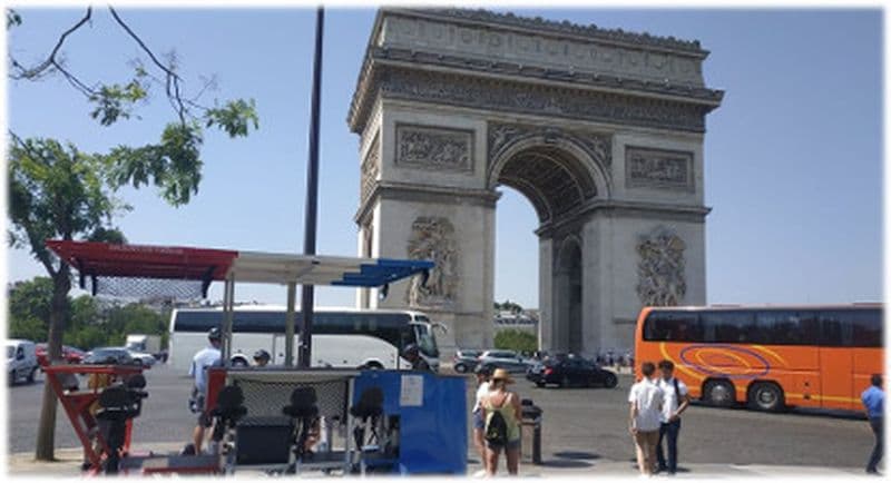 Bar Tour Paris : Explorez la capitale à 5 en pédalant avec une boisson à la main - 1h