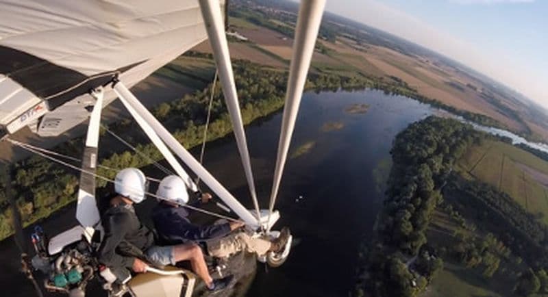 Billet Vol en ULM pendulaire en Val de Loire