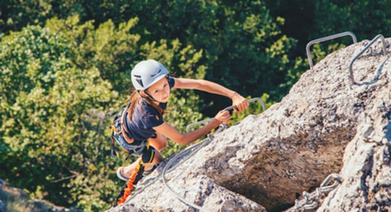 Via ferrata à Argences en Aubrac - falaises des Gorges de la Truyère