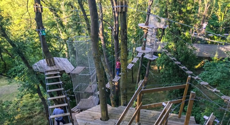 Parcours accrobranche à Rueil-Malmaison