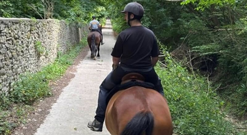 Balade à cheval à Luzarches