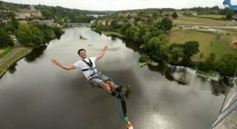 Saut à l'élastique en tandem au Viaduc de l'Isle-Jourdain - Sensations fortes à partager