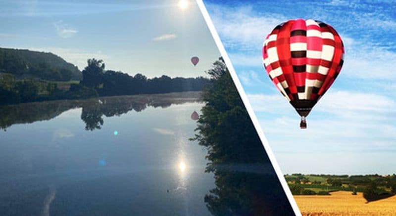 Vol en montgolfière au dessus d'Albi