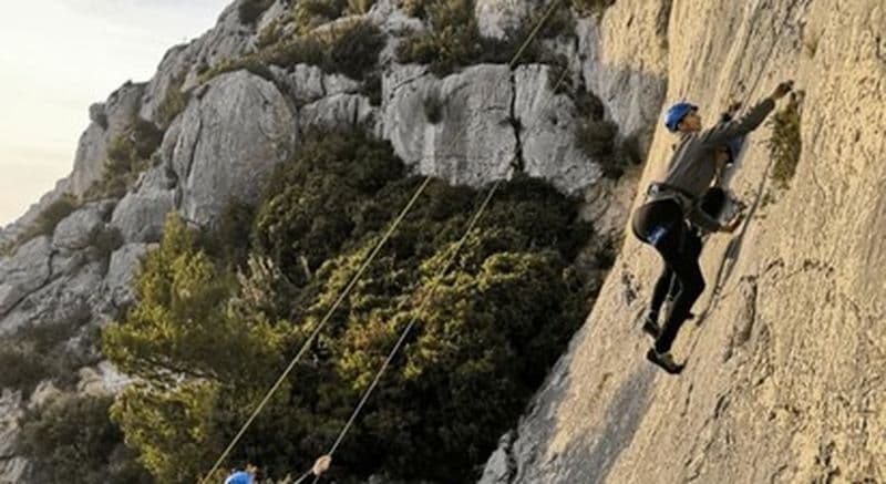 Escalade dans les Calanques à Cassis