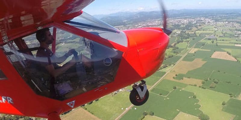 Vol en avion léger près de Pau