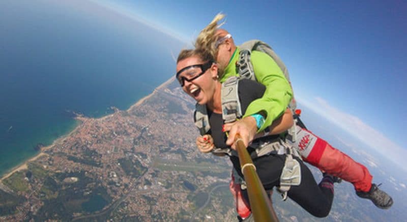 Saut en parachute à Biarritz