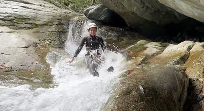 Canyoning en Italie dans le Canyon de Caprie