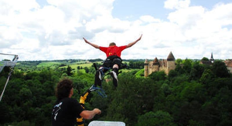 Billet Saut à l'élastique au viaduc de Culan