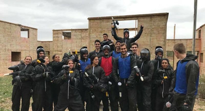 Partie de Paintball à Simandres au Sud de Lyon