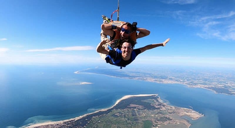 Saut en parachute à Soulac-sur-Mer : atterrissage sur plage