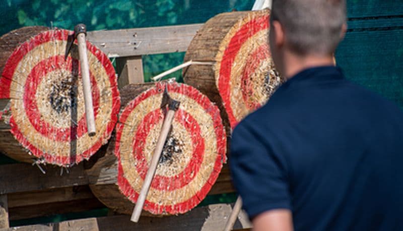 Lancer de hache près de Bayonne