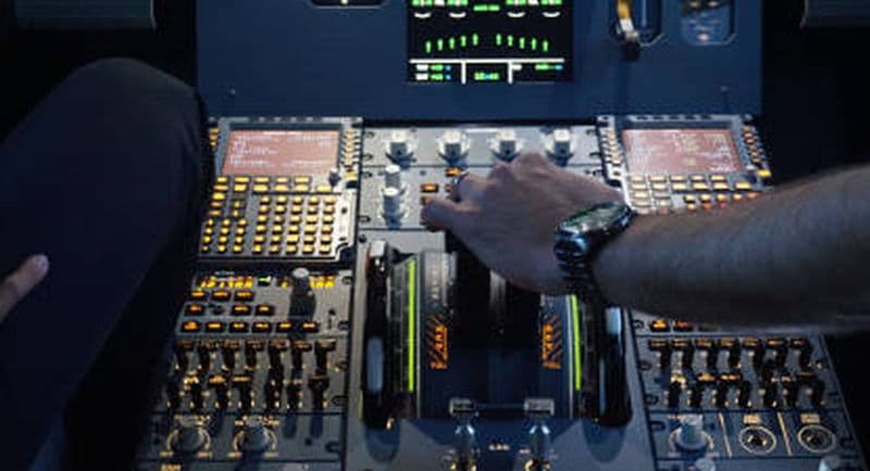 Simulateur d'avion Airbus A320