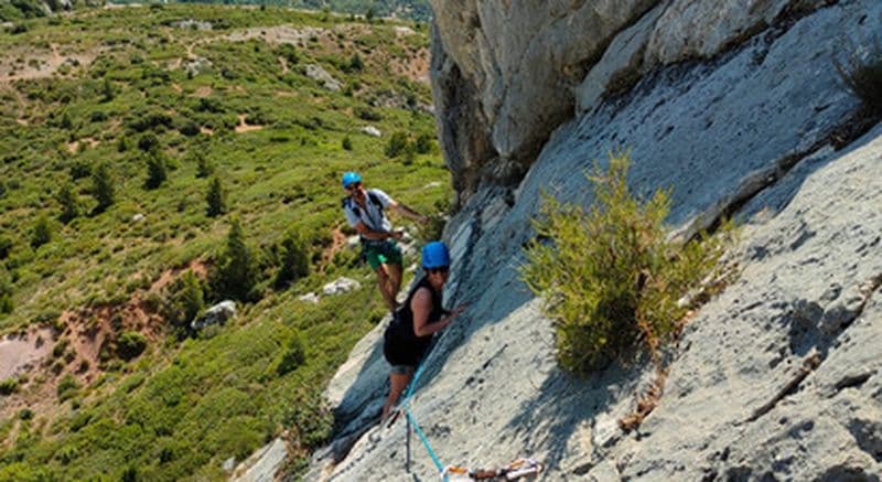 Via ferrata à la Montagne Sainte-Victoire près d'Aix-en-Provence
