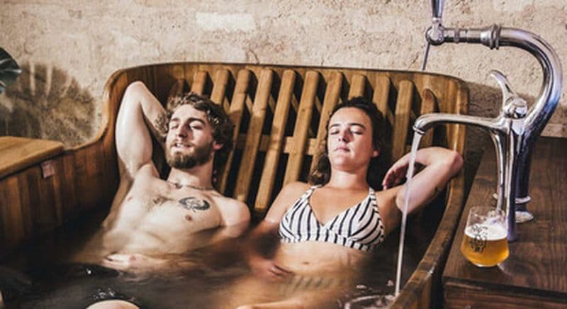 Bain & dégustation de bière ou vin à Bordeaux