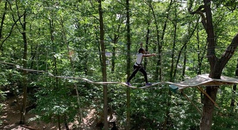 Parcours accrobranche à Chaville