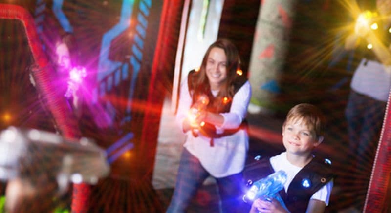 Partie de Lasergame près de Bordeaux