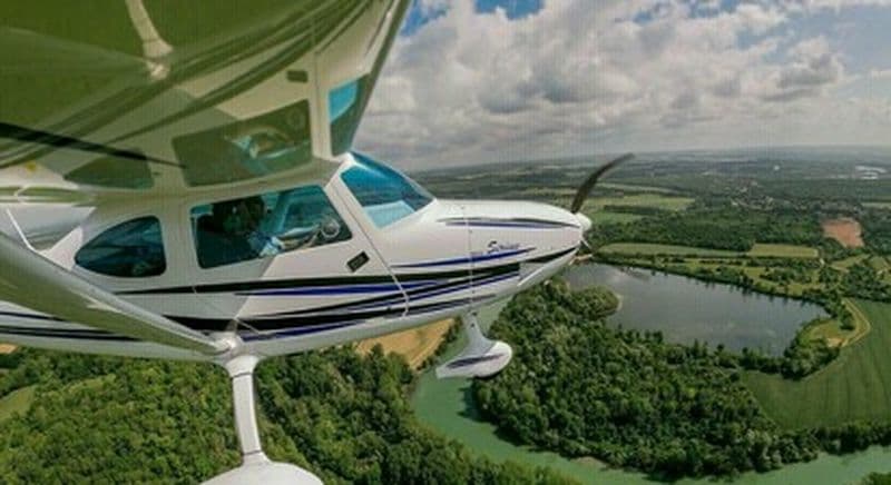 Baptême de l'air en avion léger en Seine et Marne