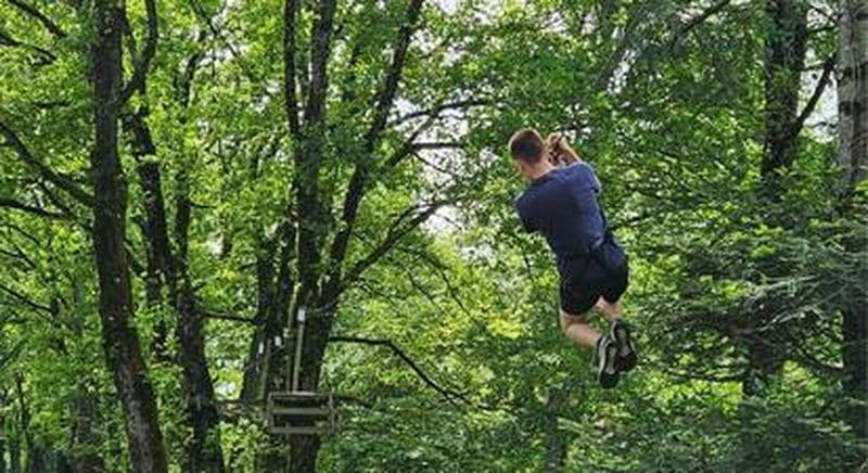 Parcours d'accrobranche au cœur de la vallée de la Vienne près de Poitiers