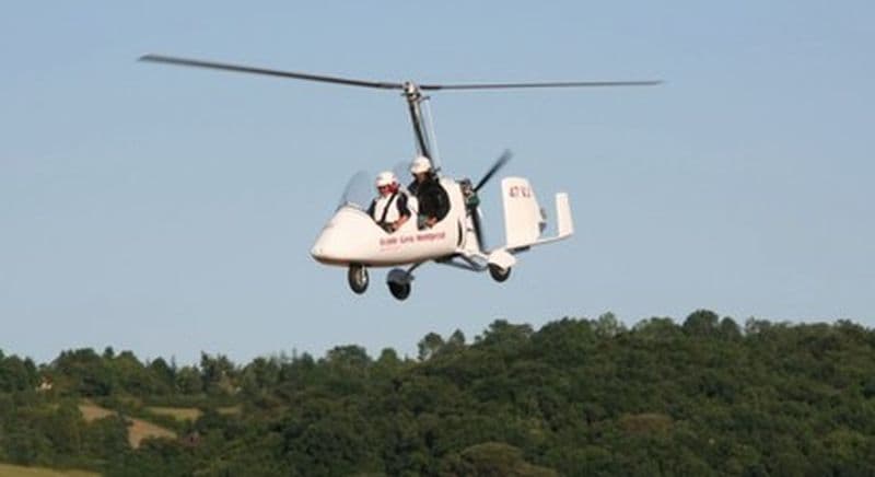 Baptême en ULM autogire à Montpezat près d'Agen