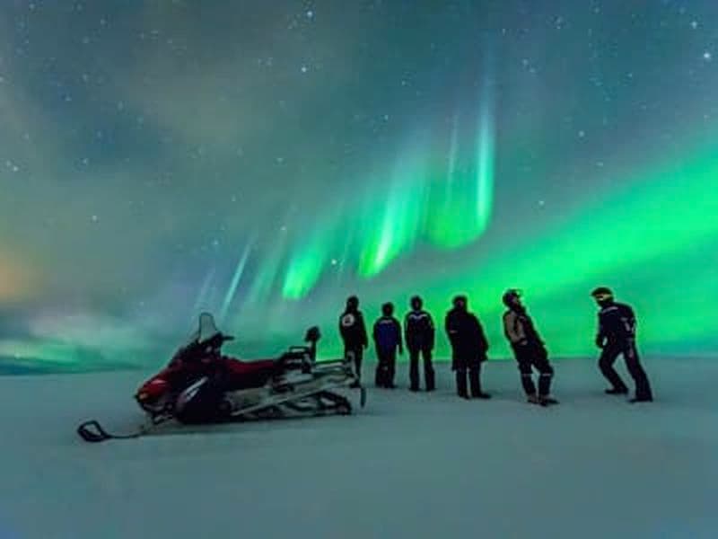 Billet Safari en motoneige aux aurores boréales à Rovaniemi