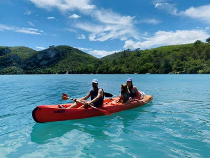 Location de kayak dans le Verdon depuis le lac d’Esparron