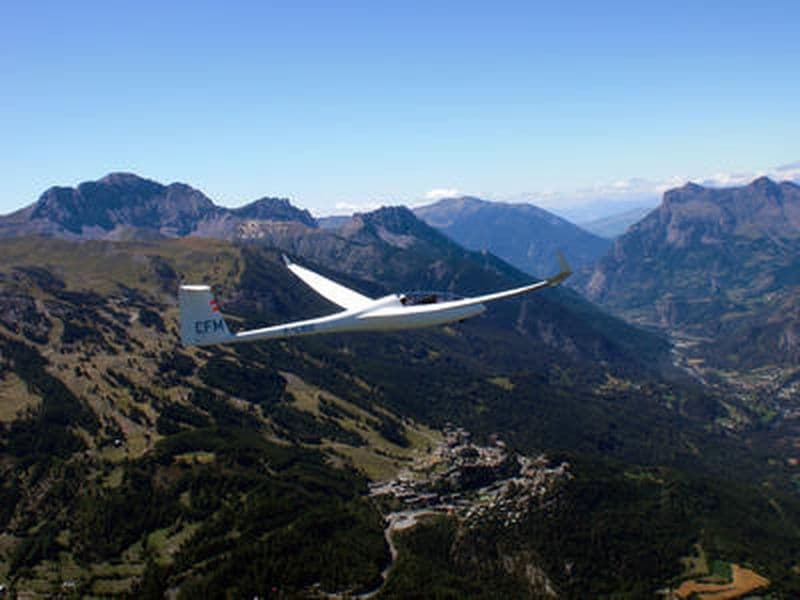 Baptême en Planeur au-dessus de l'Ubaye, Barcelonnette