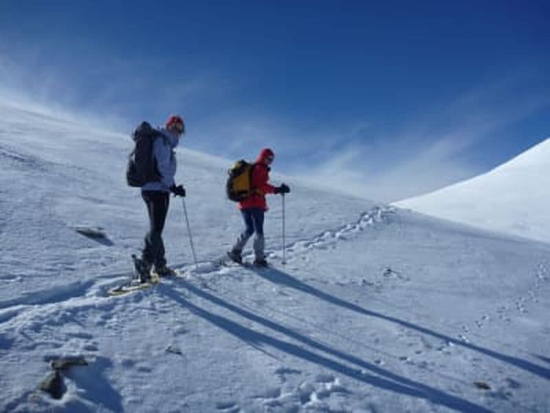 Randonnée en raquettes à Mont Louis près de Font Romeu
