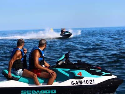 Billet Excursions guidées en jet ski depuis la marina de Marbella, Malaga