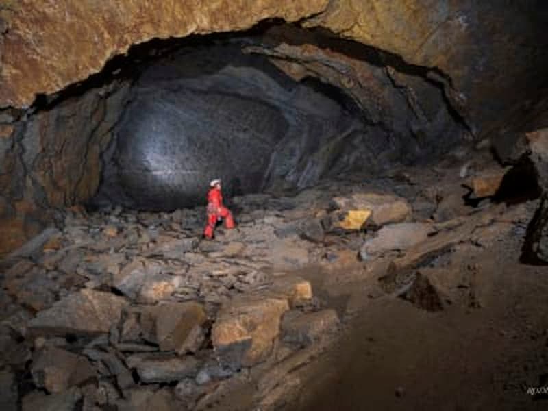 Billet Bivouac et spéléologie à la Fontaine de Champclos près des Vans, Ardèche