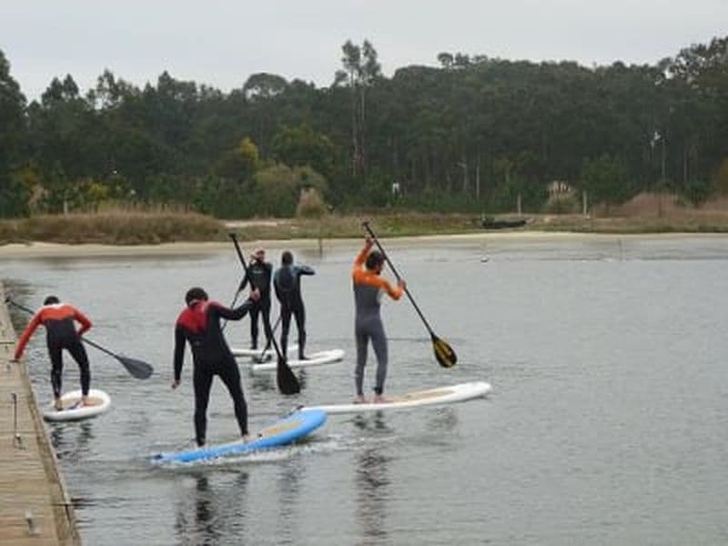 Cours de stand up paddle sur le fleuve Douro, Porto
