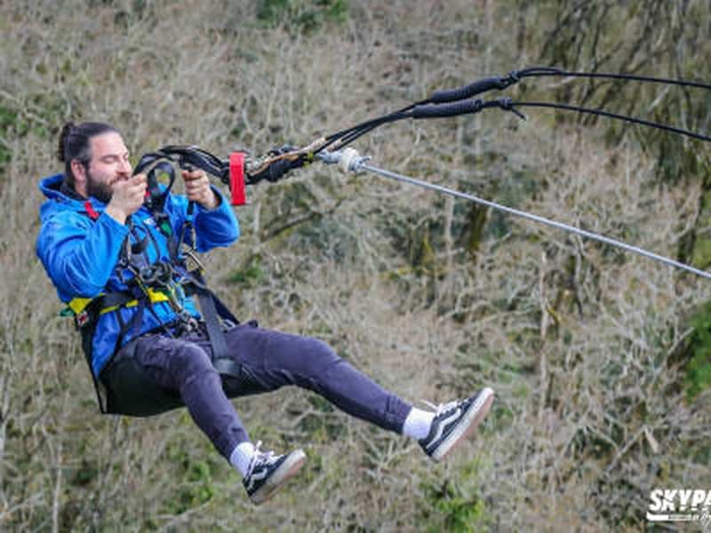 Billet Saut pendulaire sur corde au Viaduc de la Souleuvre, Normandie