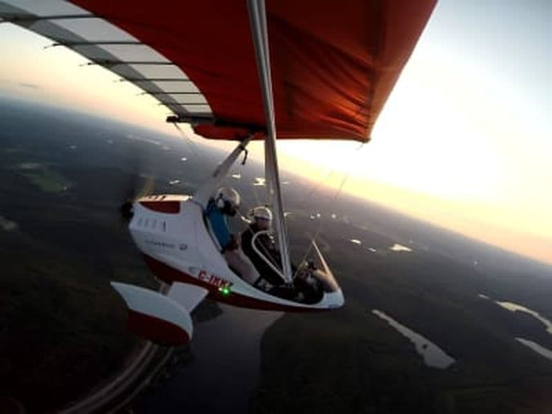 Vol en ULM pendulaire dans les Laurentides depuis Mont-Blanc, près de Mont-Tremblant