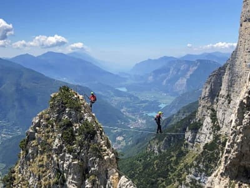Billet Via Ferrata delle Aquile à Andalo, dans les Dolomites de Brenta